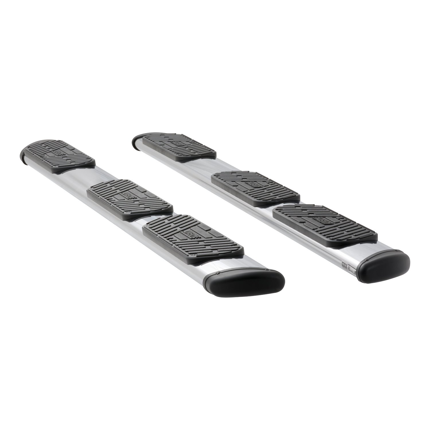 477113 Regal 7 Polished Stainless 113 in. Oval Side Steps, Without Brackets