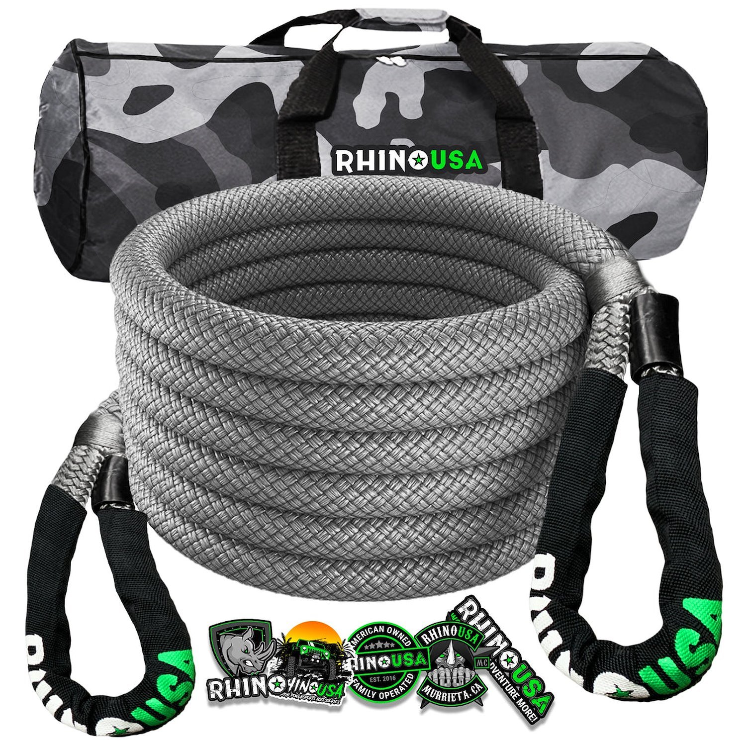 KROPE-78X20-GRY Kinetic Energy Recovery Rope [7/8 in. x 20 ft., Gray]