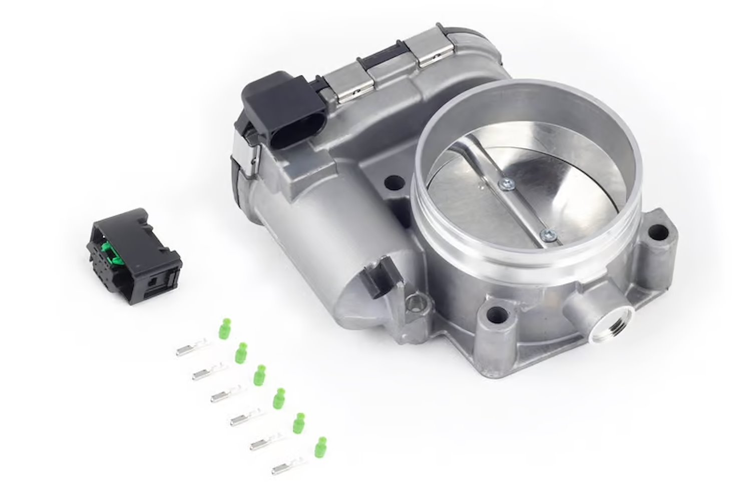 HT-011802 Bosch 74 mm Electronic Throttle Body, Includes Connector and-Pins