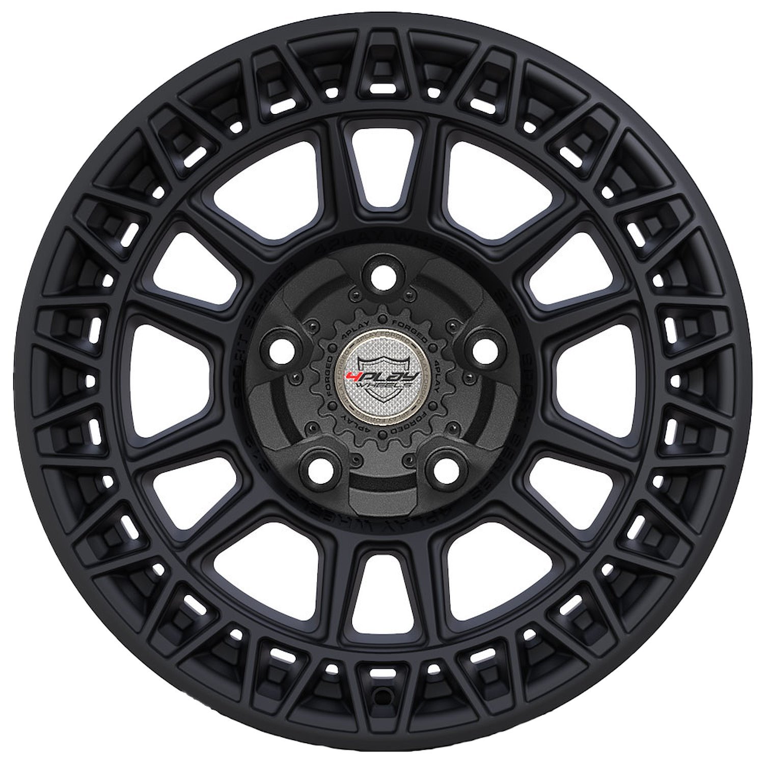 4Play S12 Satin Black Wheel Size: 18