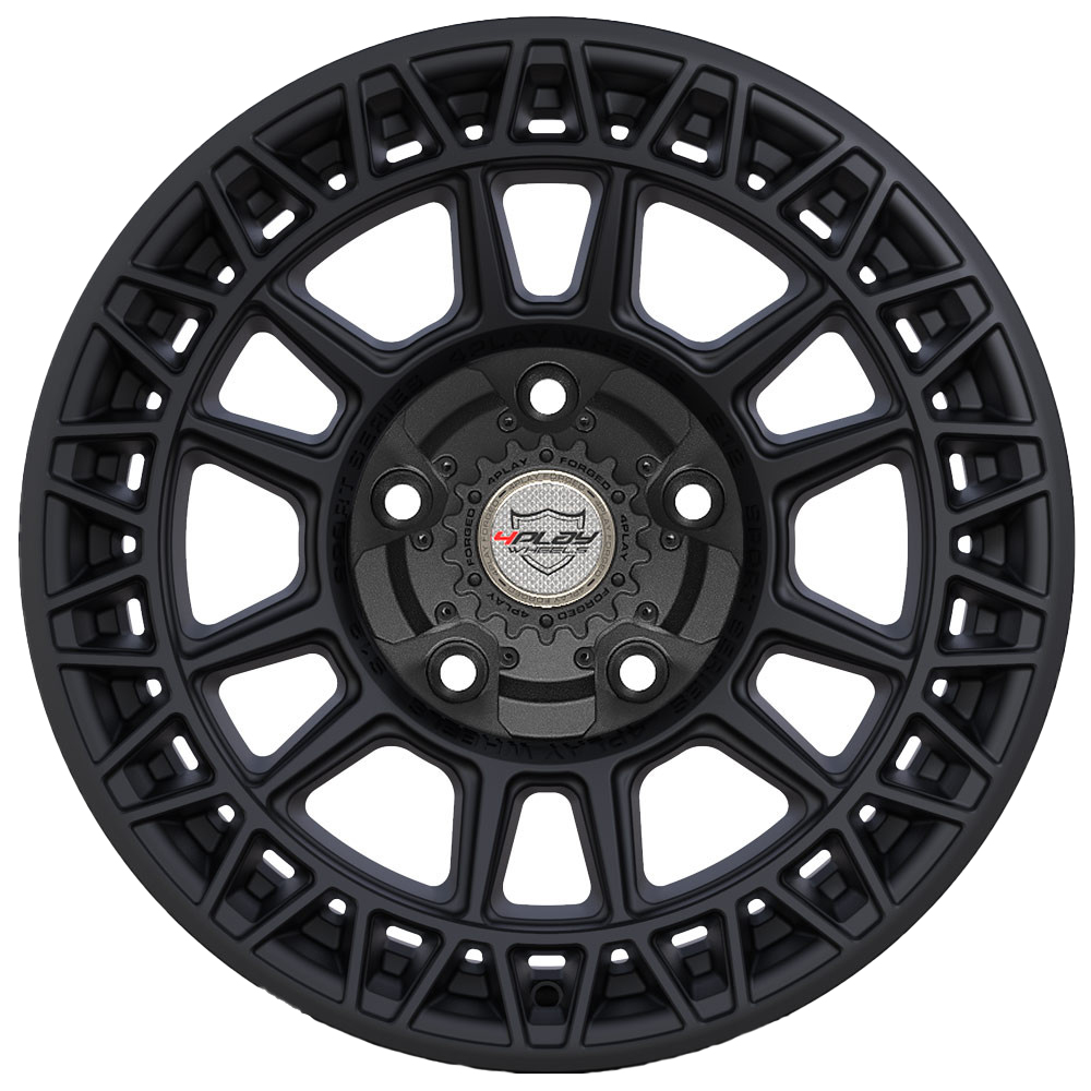 4Play S12 Satin Black Wheel Size: 18" x 9"