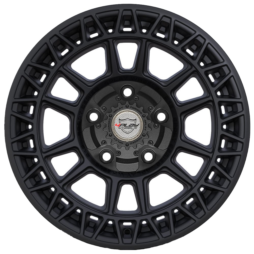 4Play S12 Satin Black Wheel Size: 22" x 9"