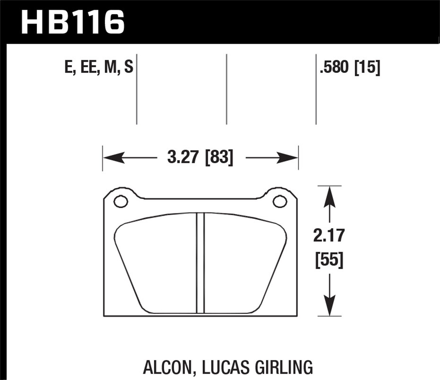 ER-1 BRAKE PADS