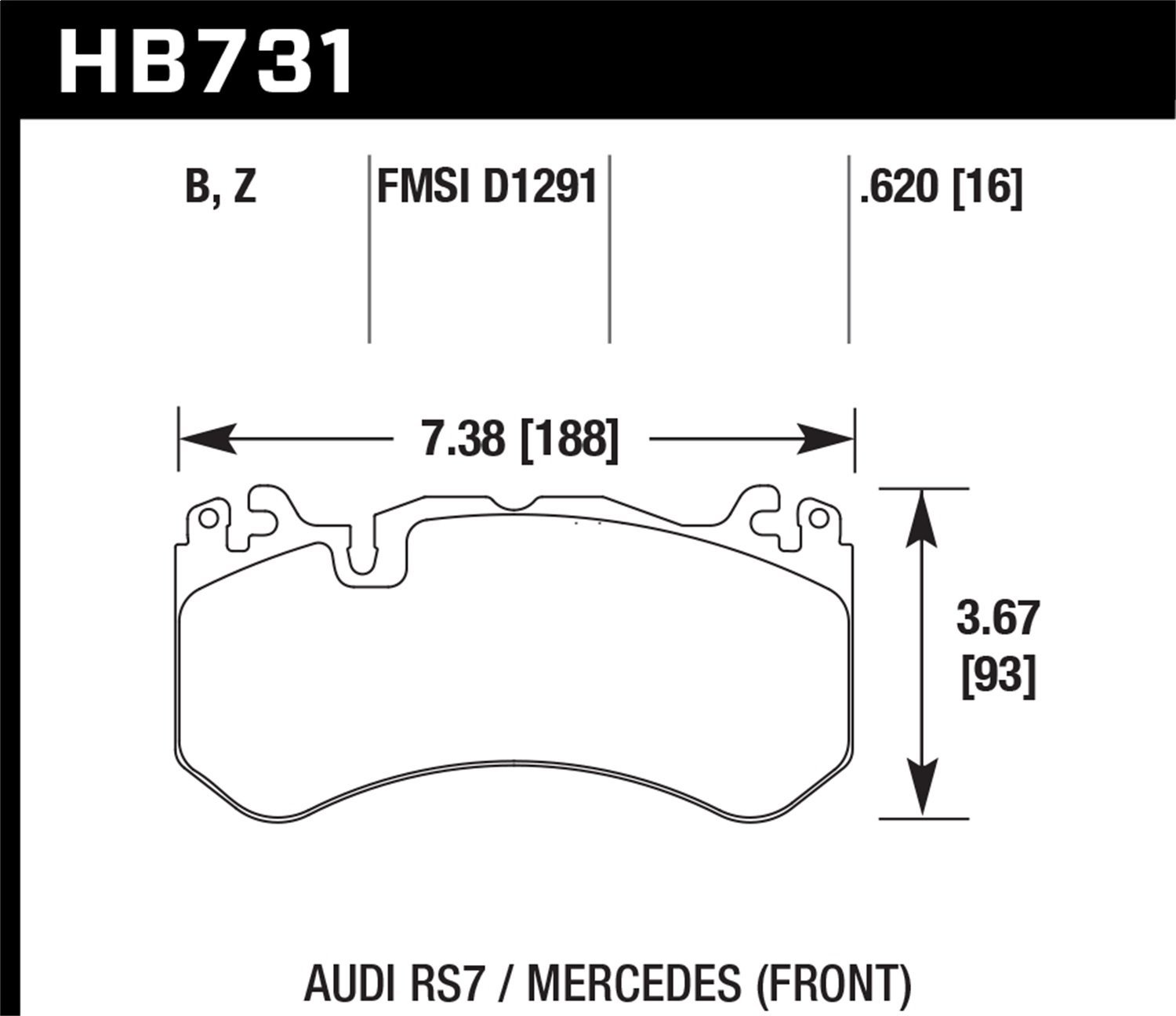 PC BRAKE PADS