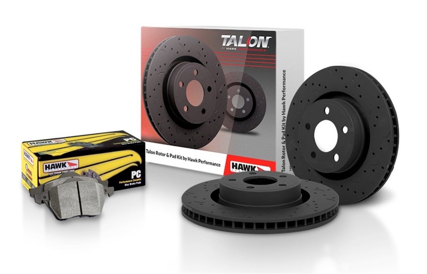 Talon Street Rear Brake Rotor and Disc Set