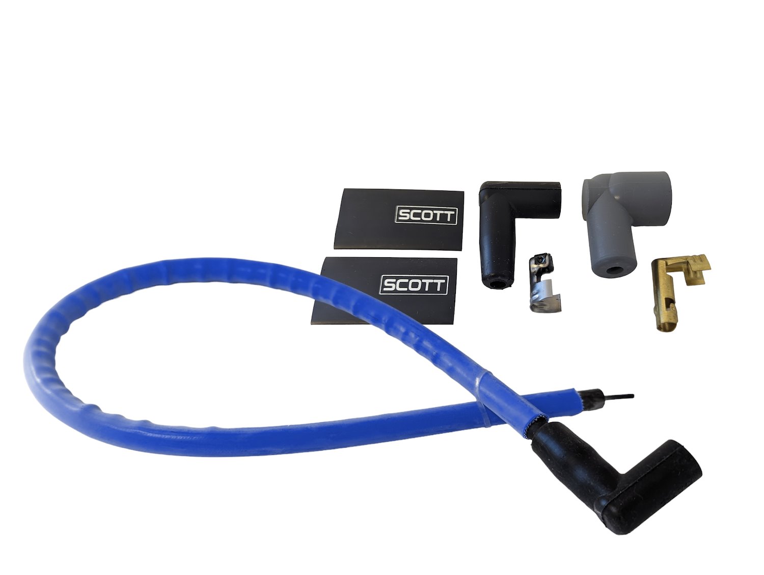 SPW300-CW36-4 36 in. Super Mag Fiberglass-Oversleeved Coil Wire Kit [Blue]