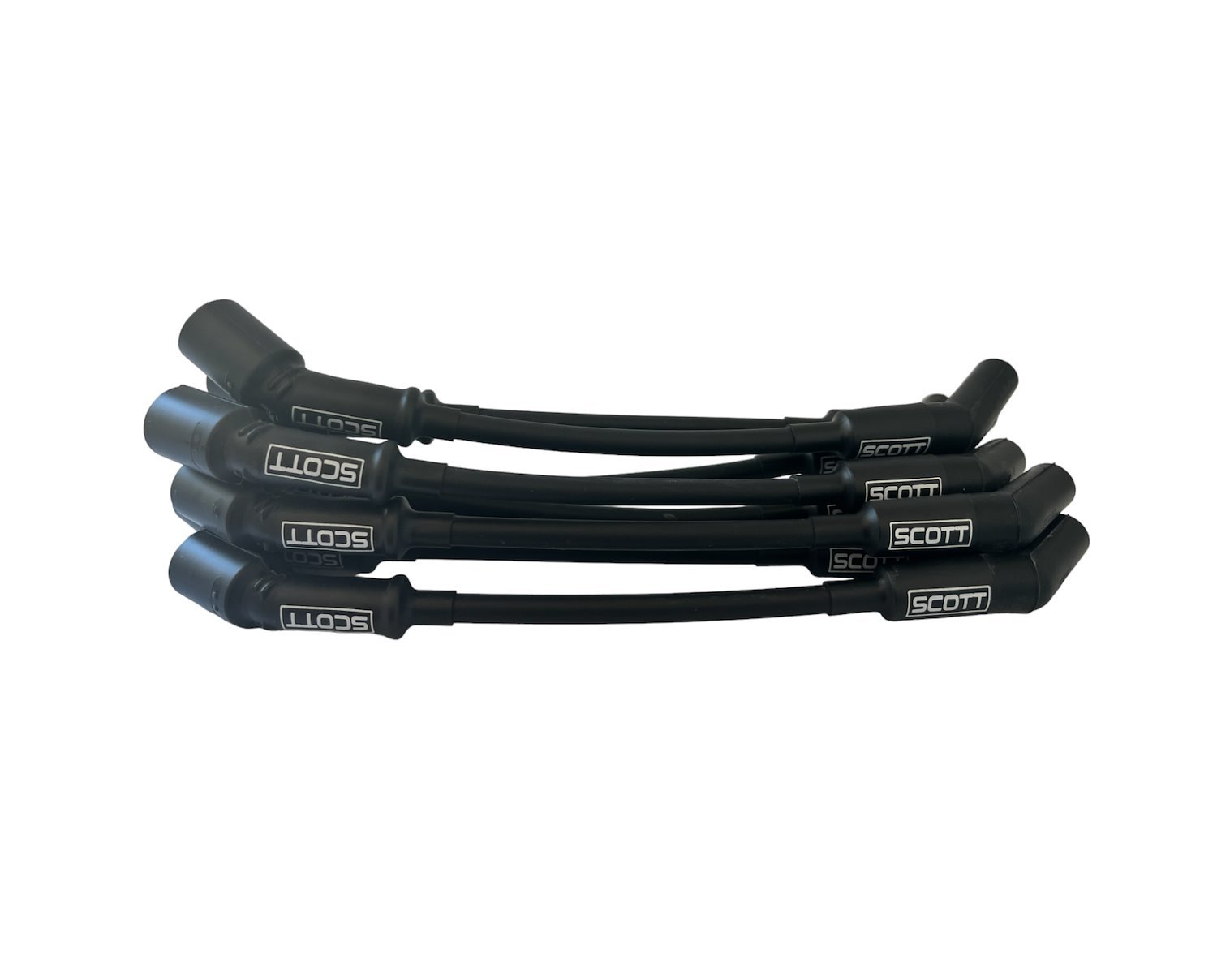 SPW300-NS-LS-T Super Mag Non-Sleeved Spark Plug Wire Set for GM LS Truck [45-Degree Plug Boot]