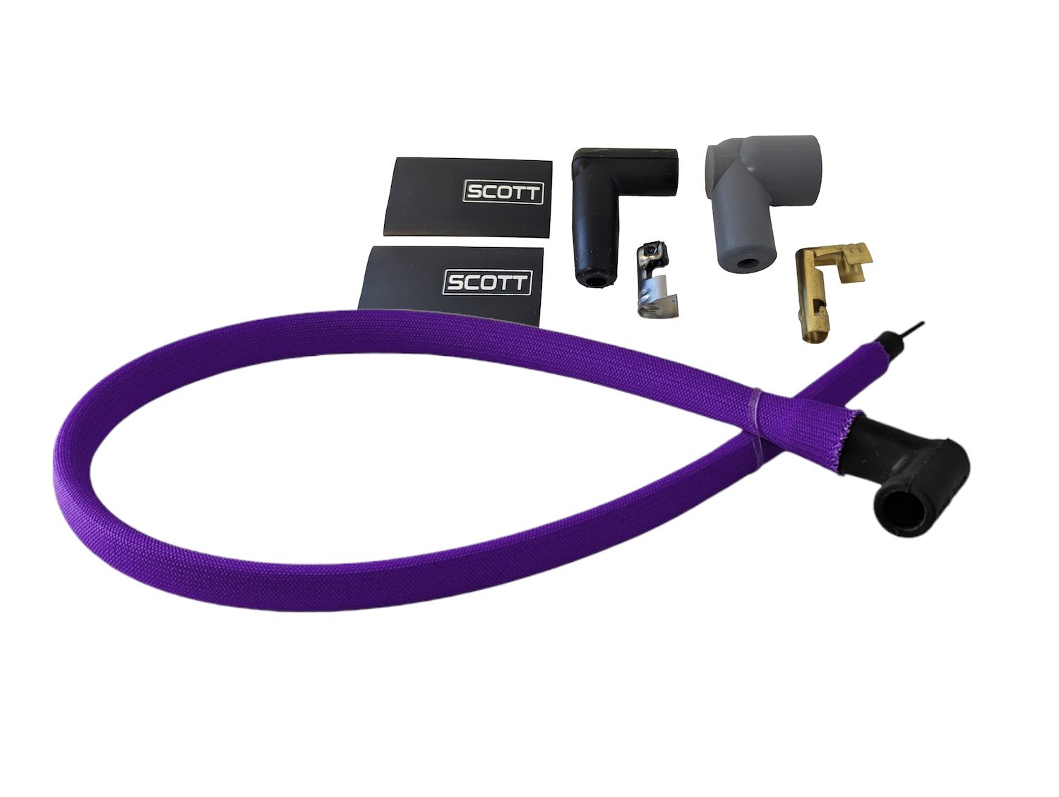 SPW300-PSCW24-7 24 in. Super Mag Fiberglass-Oversleeved Coil Wire Kit [Purple]