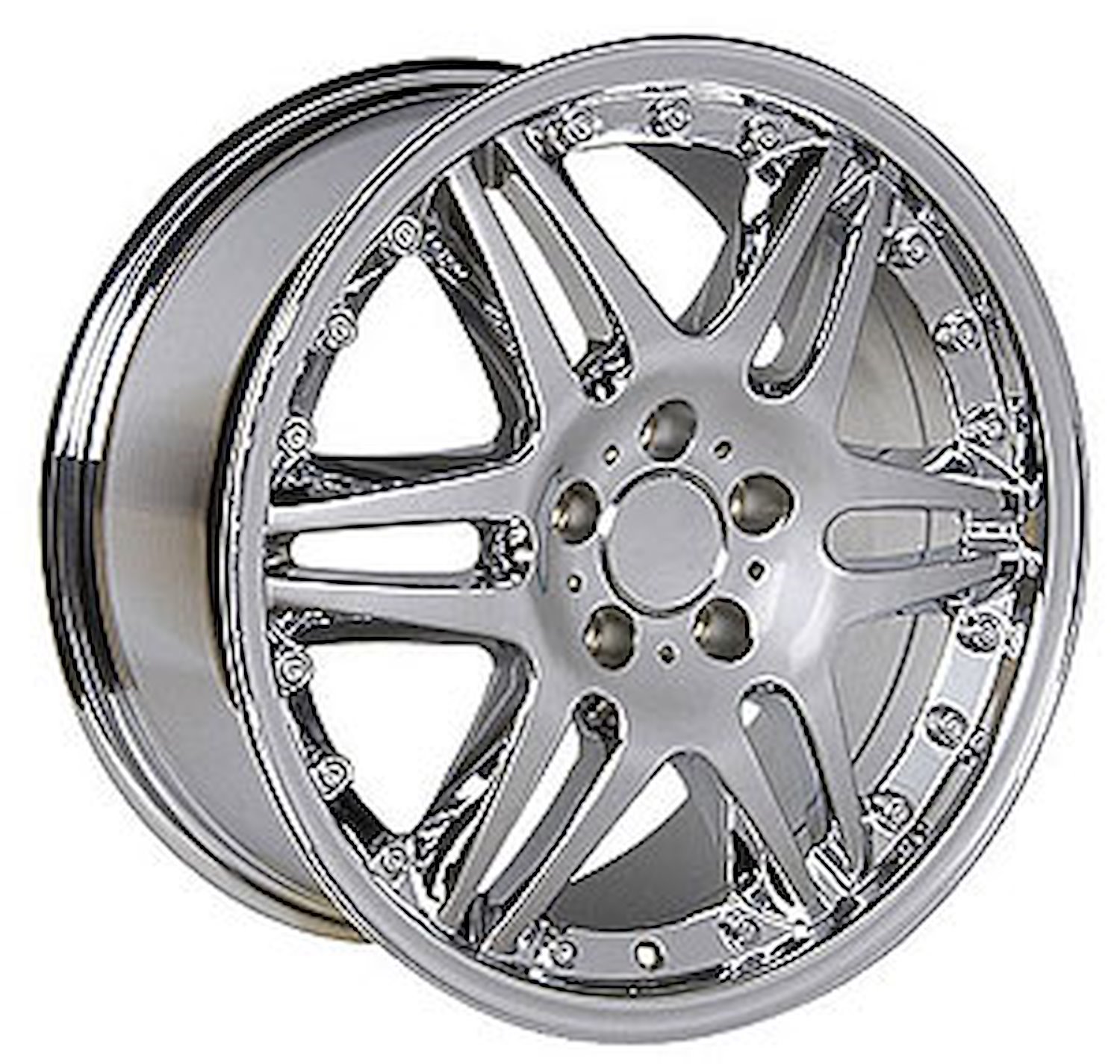 Mercedes-Benz Split-Spoke Wheel Size: 18" x 8.5" Bolt Pattern: 5 x 112 Rear Spacing: 6.13" Offset: +35mm