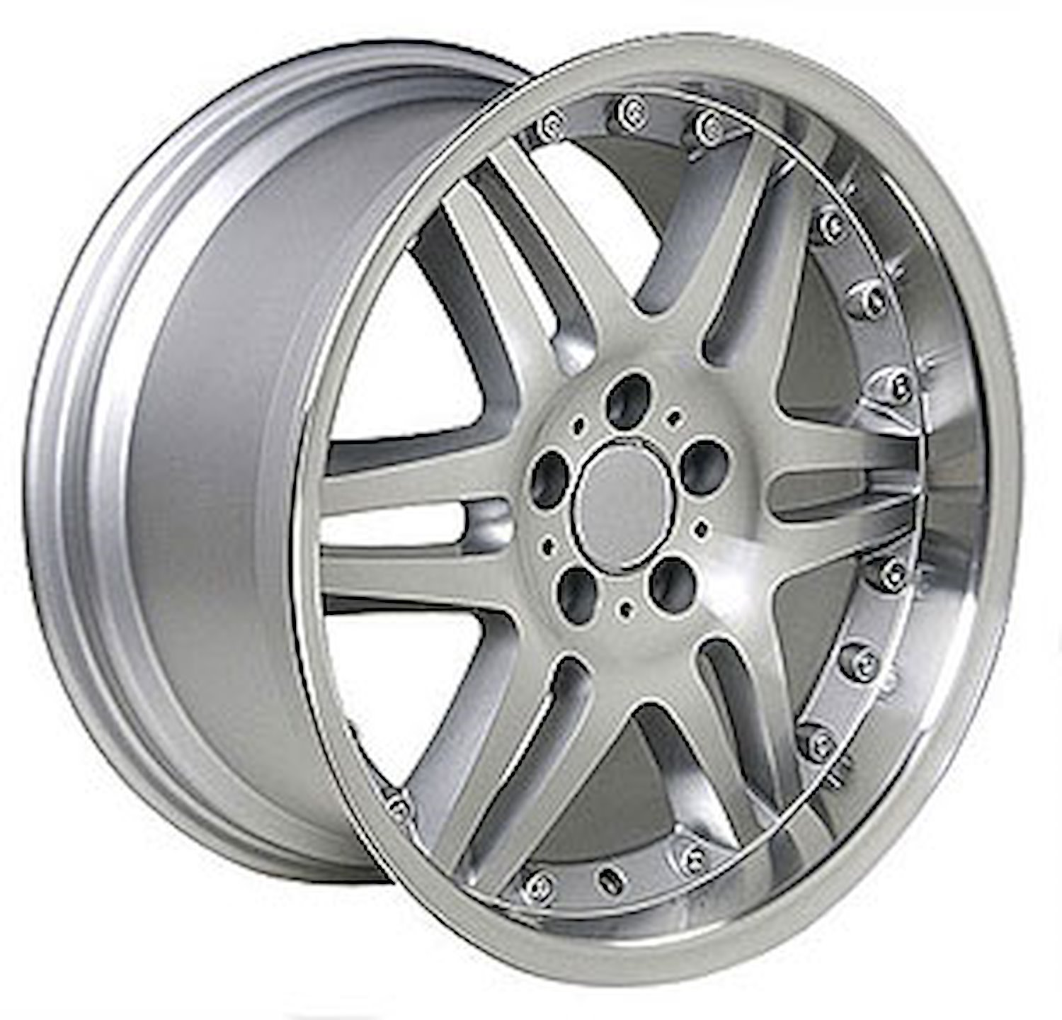 Mercedes-Benz Monoblock Split-Spoke Wheel Size: 18" x 8.5" Bolt Pattern: 5 x 112 Rear Spacing: 6.13" Offset: +35mm