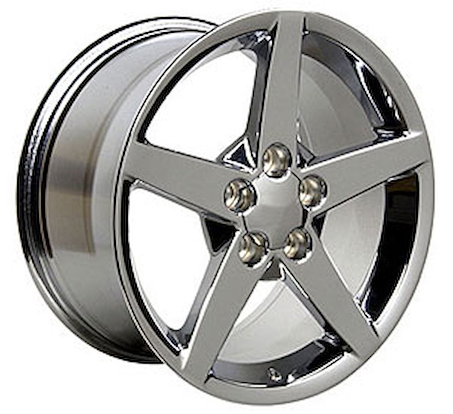 Corvette C6 Style Wheel Size: 17" x 9.5" Bolt Pattern: 5 x 120.7 Rear Spacing: 7.38" Offset: +54mm
