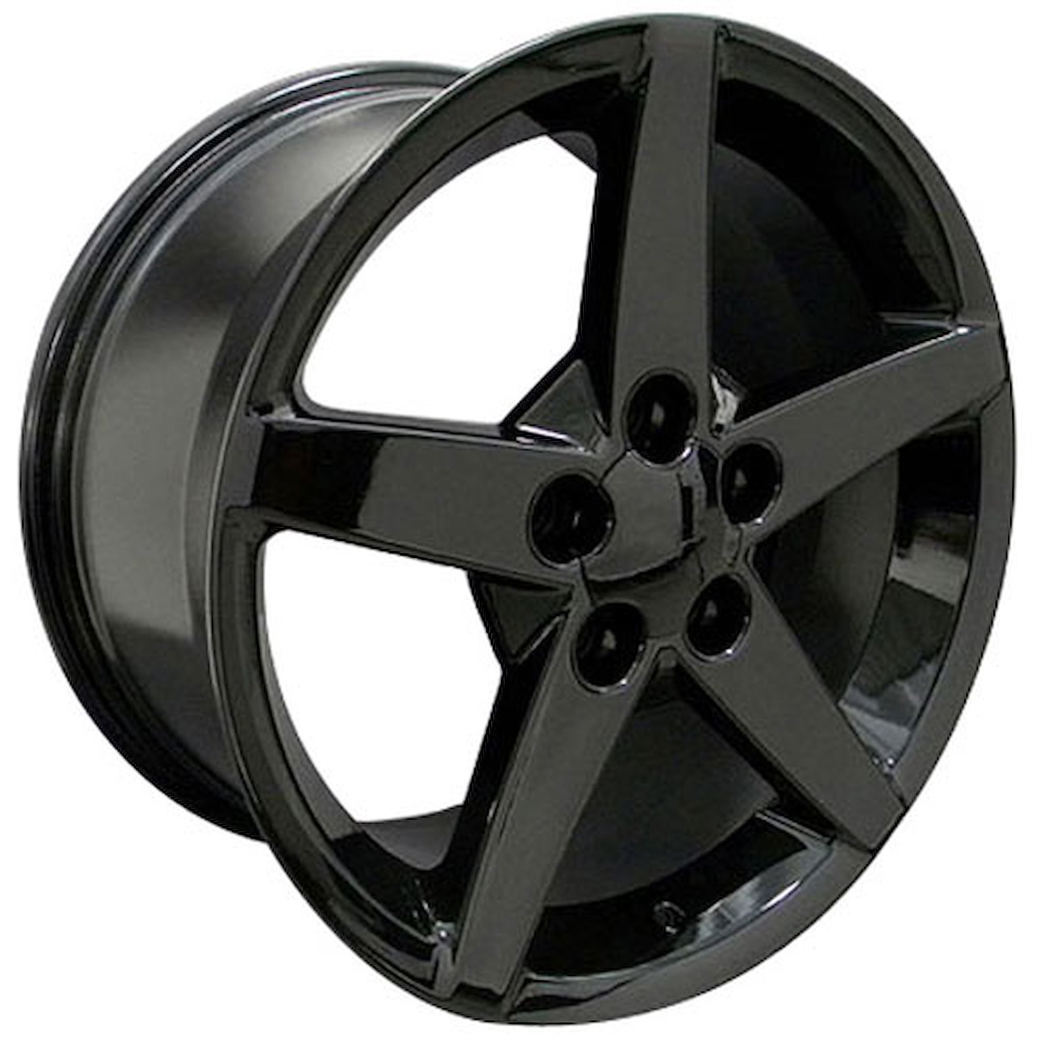 Corvette C6 Style Wheel Size: 17" x 9.5" Bolt Pattern: 5 x 120.65 Rear Spacing: 7.38" Offset: +54mm