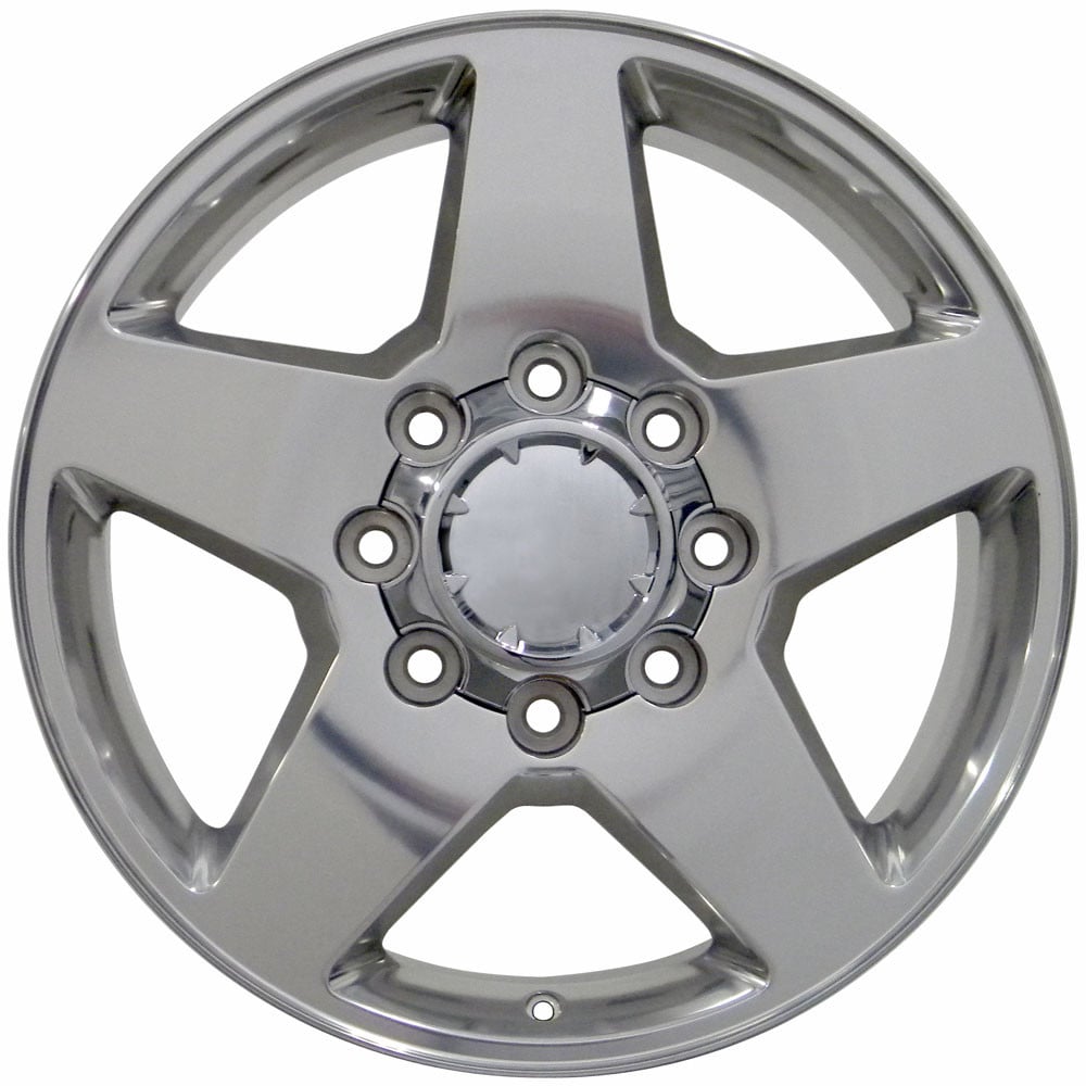 Five Spoke Silverado Style Wheel Size: 20" x 8.5"
