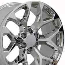 Silverado CV98 Snowflake-Style Wheel Size: 20" x 9"
