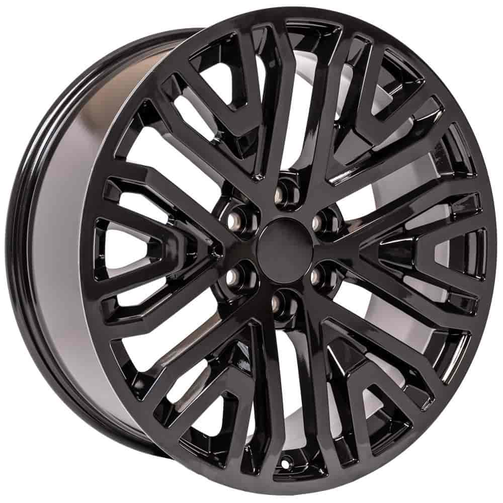 OE Wheels 9508997: 22 x 9 CV37 Style Gloss Black Wheel