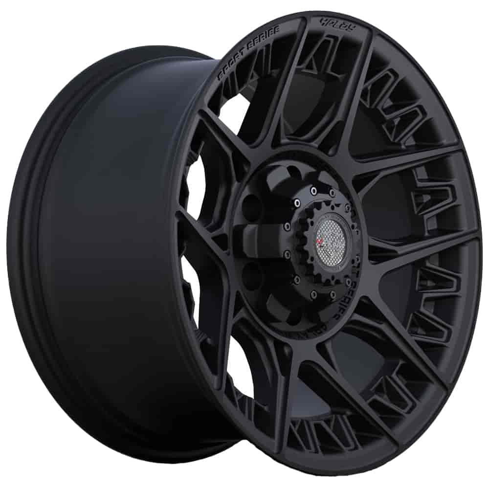 4Play S50 Satin Black Wheel Size: 17" x 9"