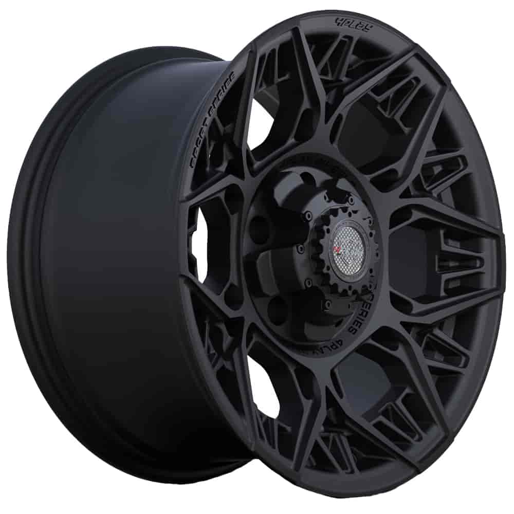 4Play S60 Satin Black Wheel Size: 17" x 9"