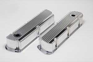 Fabricated Aluminum Valve Covers 1962-85 Small Block Ford 289, 302, 351W