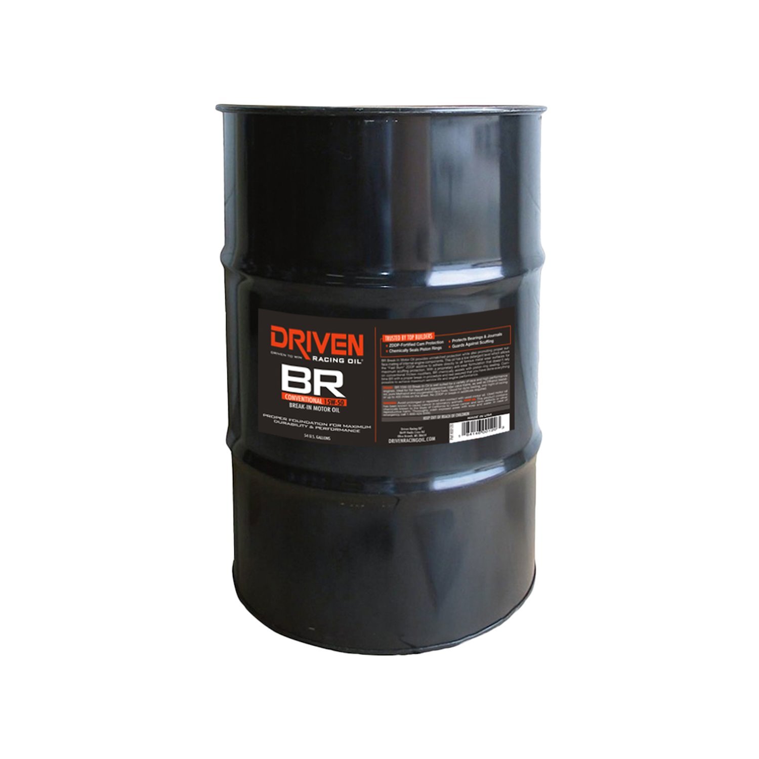 BR 15W-50 Break-In Motor Oil 54 Gallon Drum