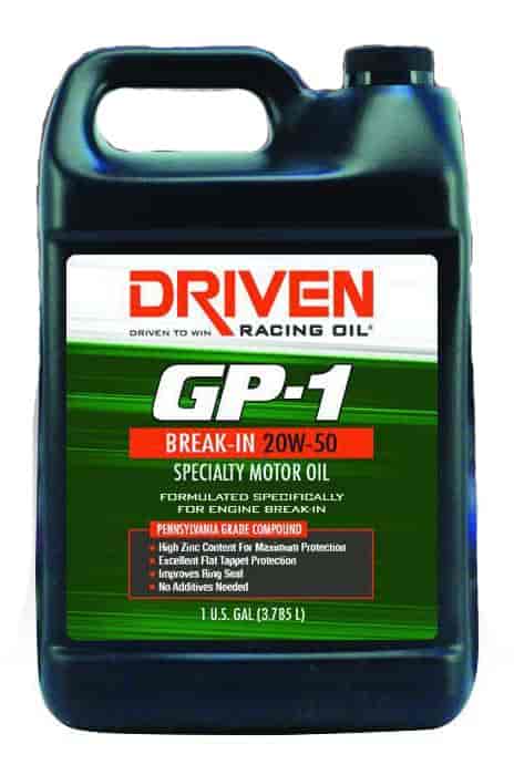GP-1 20W50 Break-In Specialty Motor Oil 1 Gallon