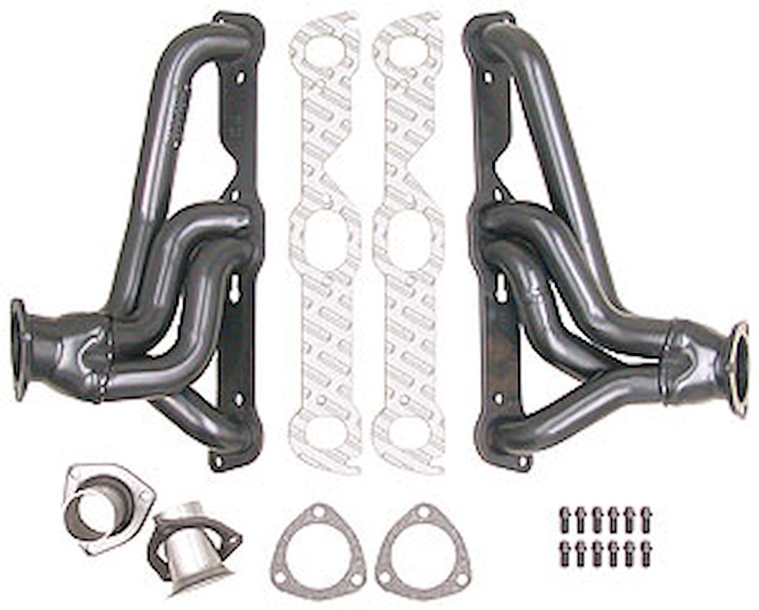 Standard-Duty Uncoated Shorty Headers 1964-72 Pontiac GTO/Le Mans/Tempest 326/389/455