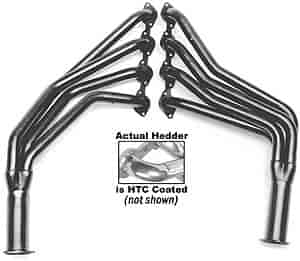 Standard Duty HTC Coated Full-Length Headers 1955-57 Chevy