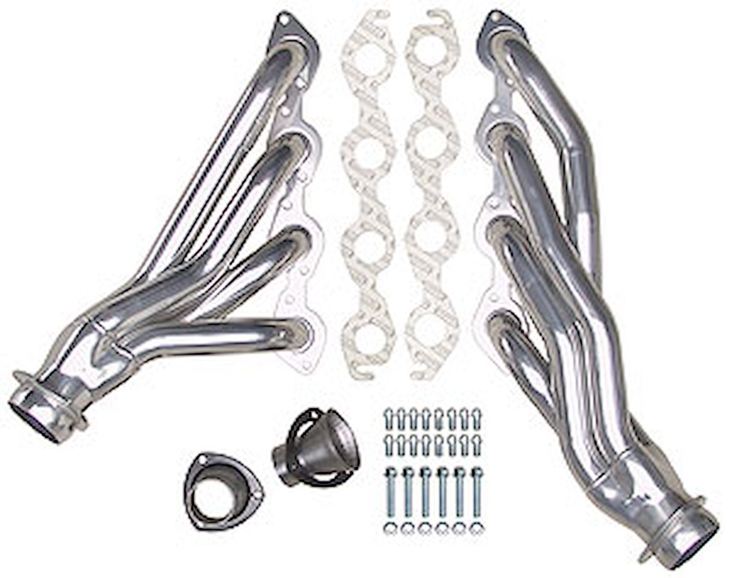Standard Duty HTC Coated Shorty Headers 1965-81 Chevy Passenger Car 396, 402, 454, 502