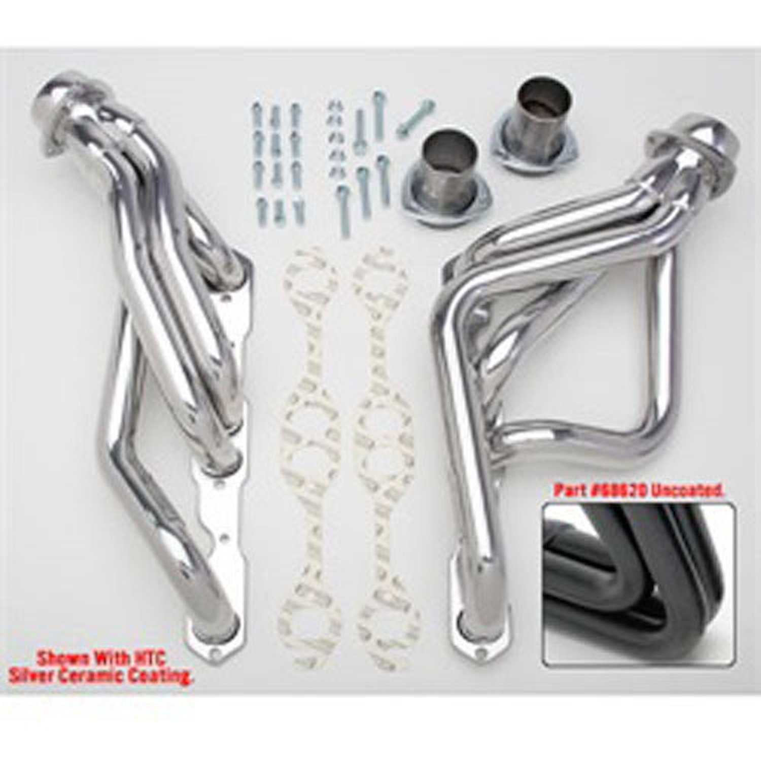 Standard Duty Uncoated Shorty Headers for 1967-81 Chevy Camaro