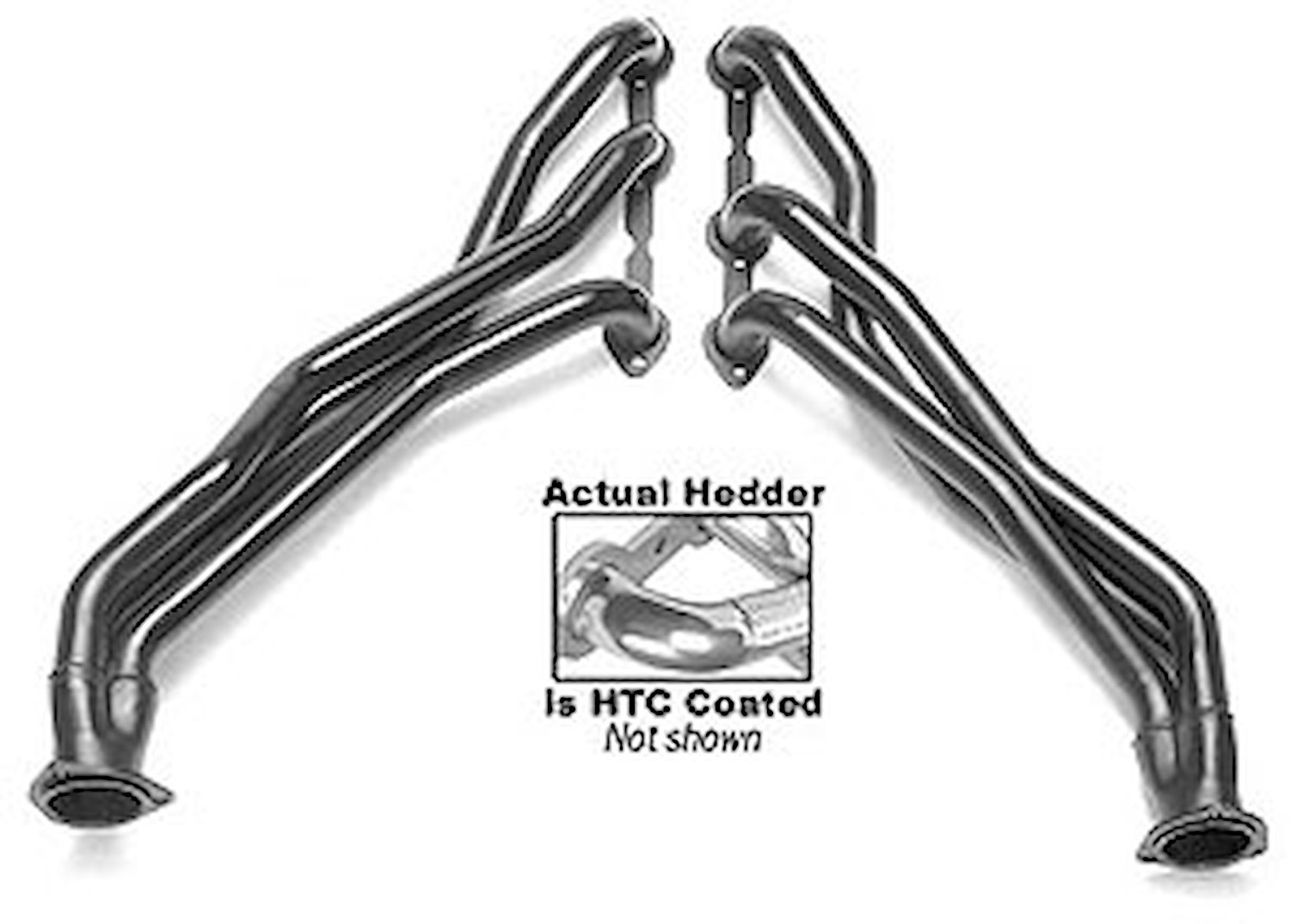 Standard Duty HTC Coated Full-Length Headers 1988-93 Chevy