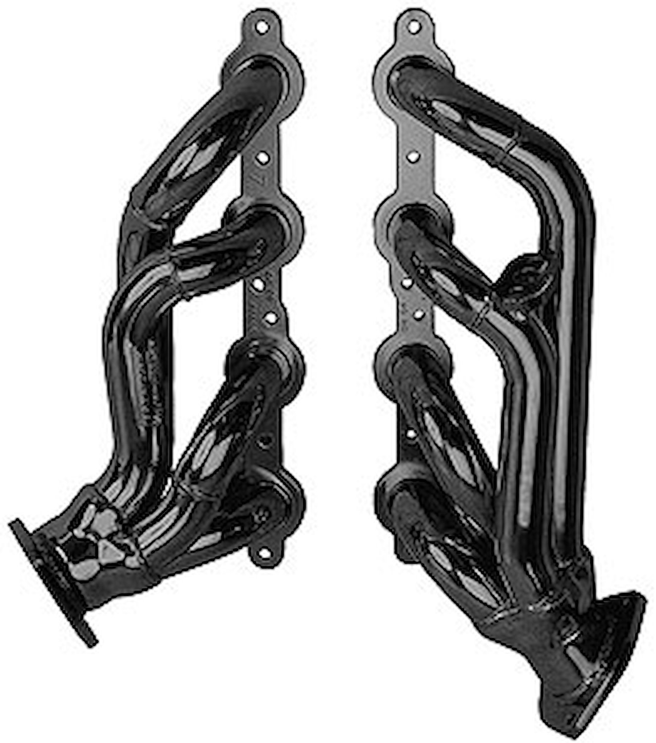 Standard Duty Uncoated Shorty Headers for 1999-2007 Hummer, Chevy/GMC Sierra, Silverado, Avalanche 2WD/4WD Tube Size: 1-5/8"