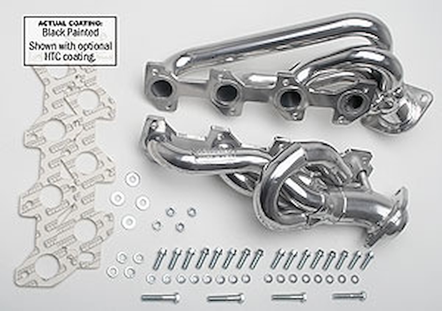 Standard Duty Uncoated Shorty Headers 2000-07 Dodge