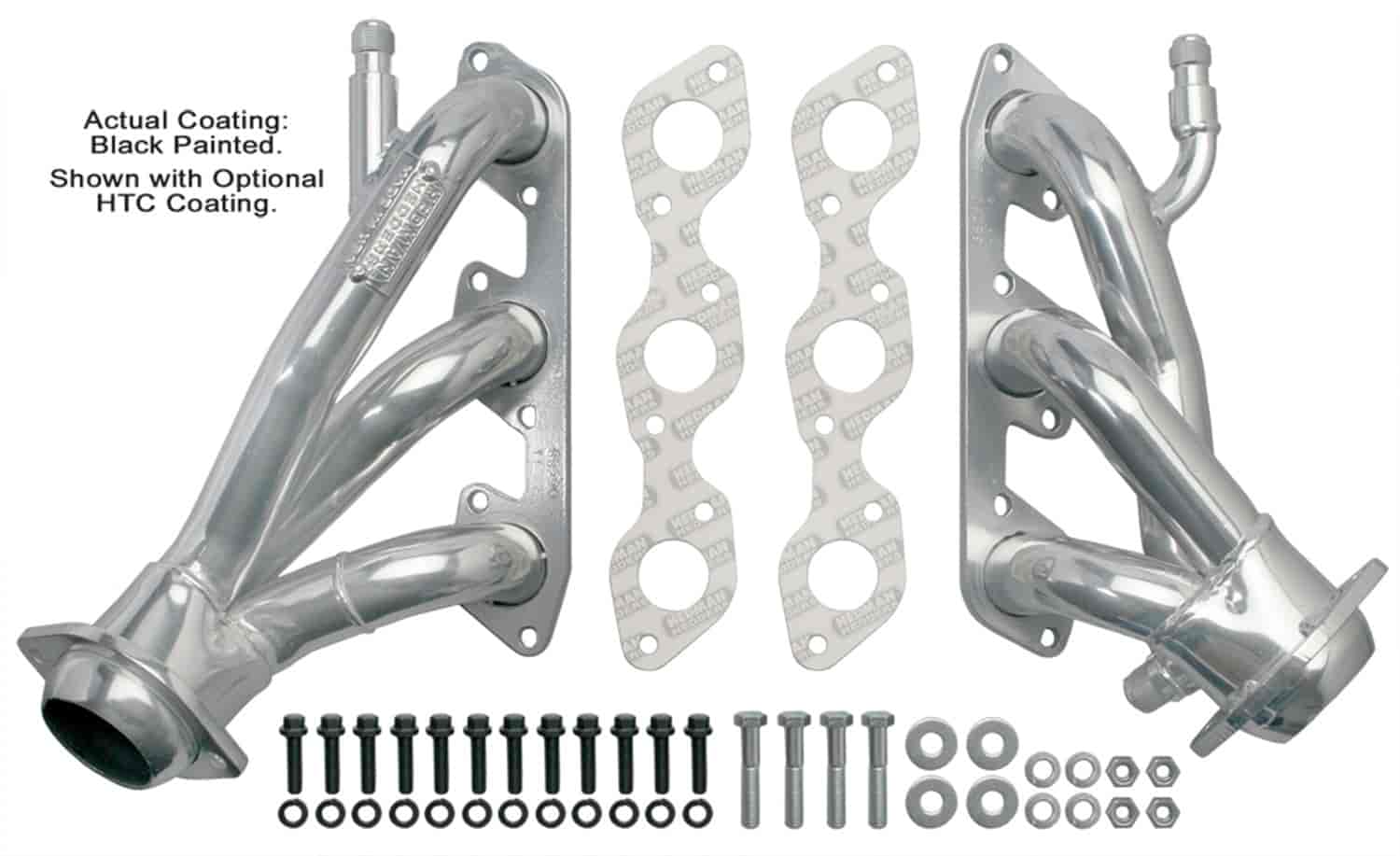Standard Duty Uncoated Shorty Headers for 1999-2002 Ford Mustang 3.8L