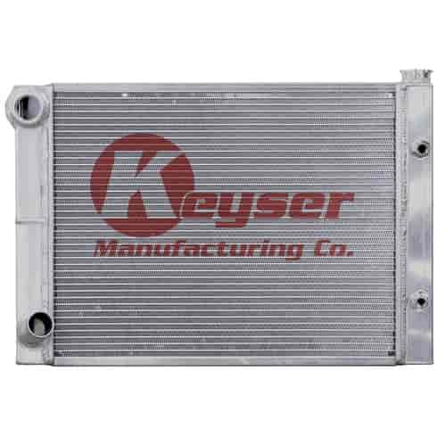 19 in. x 26 in. Double Pass Radiator w/Oil Cooler - Ford