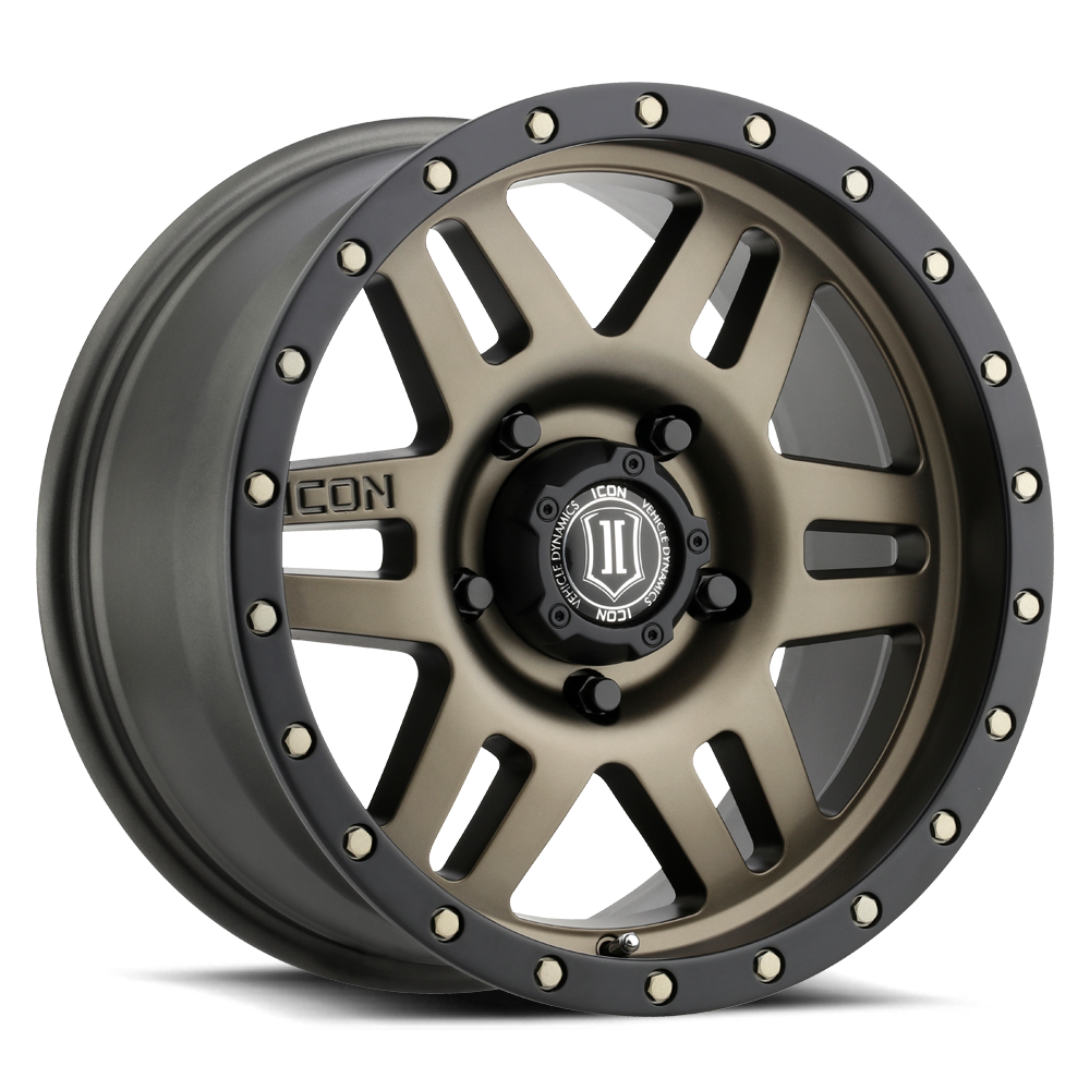 SIX SPEED Wheel, Size: 17 X 8.5", Bolt Pattern: 5 X 5" [Bronze]