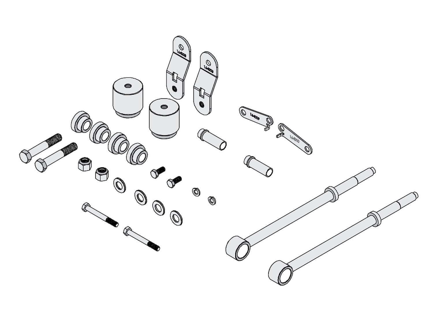 2005-2007 FORD SUPER-DUTY FRONT 4.5 in. LIFT BOX KIT