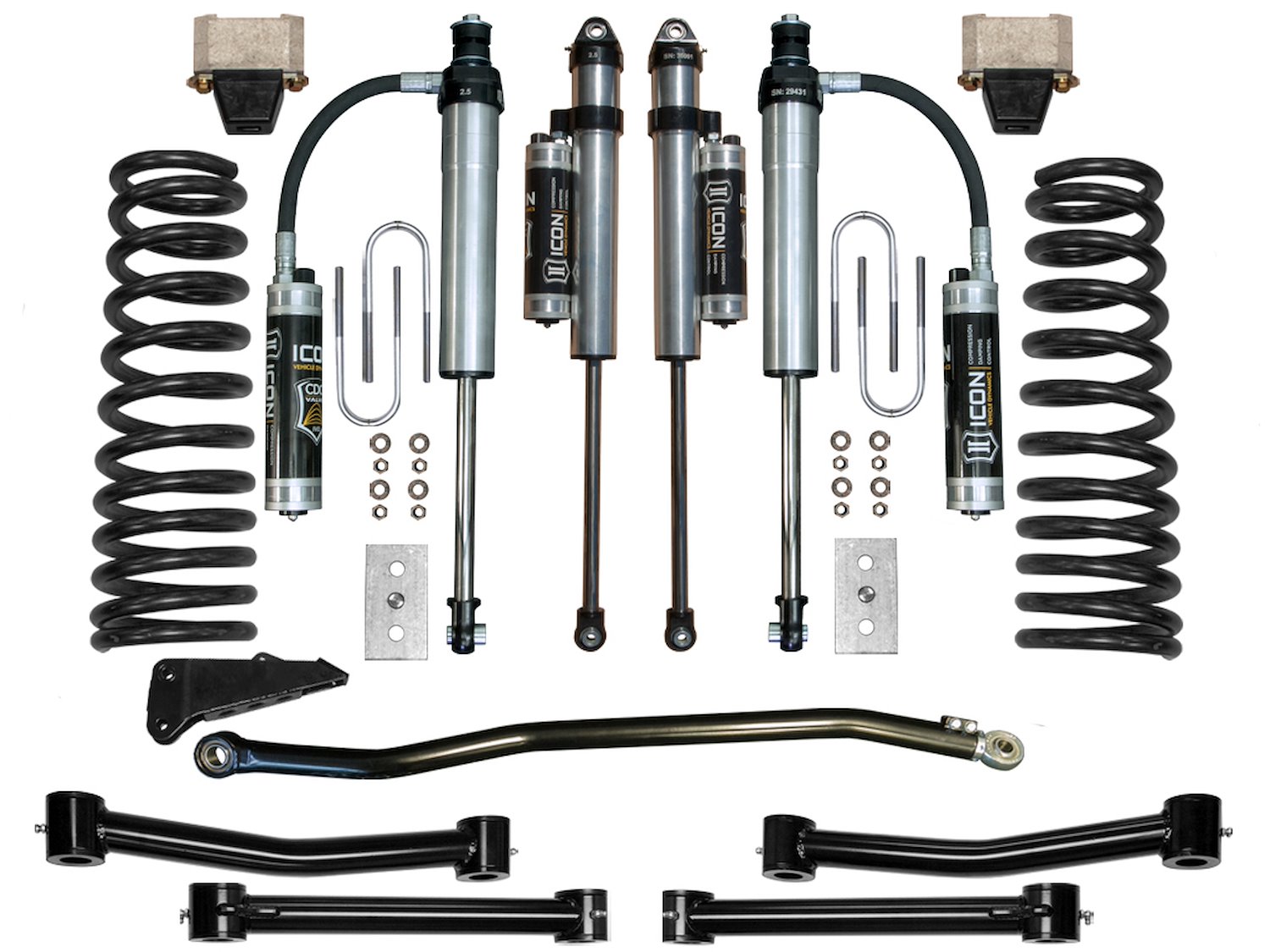 2003-2008 RAM 2500/3500 4WD 4.5 in. LIFT STAGE 5 SUSPENSION SYSTEM