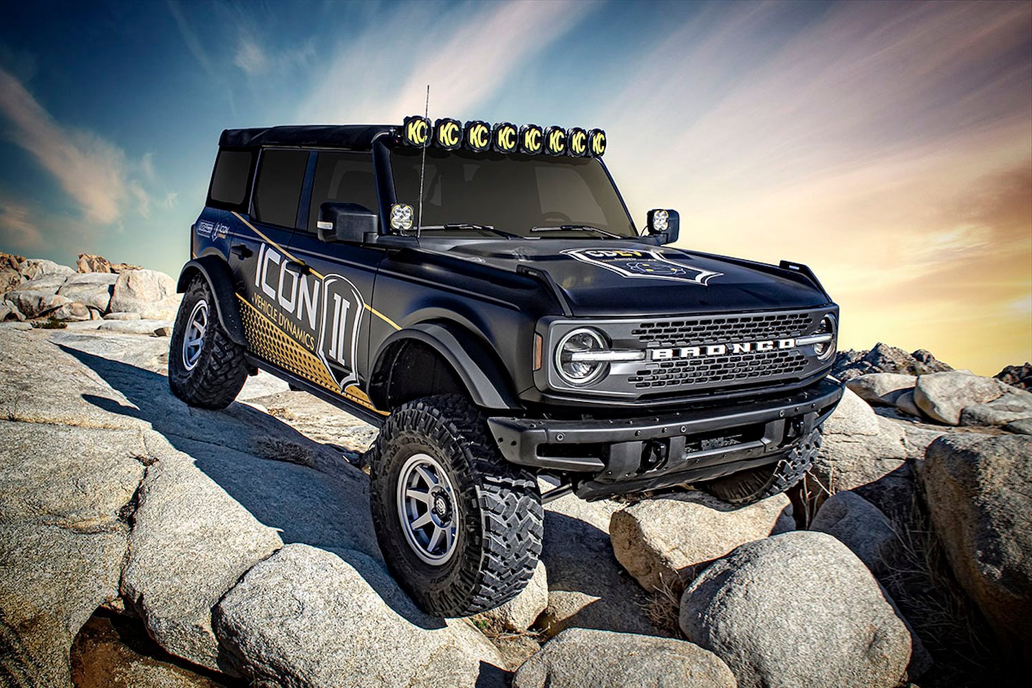 2021-UP FORD BRONCO WITH SASQUATCH PACKAGE 2-3 in. LIFT STAGE 6 SUSPENSION SYSTEM WITH TUBULAR CONTROL ARMS AND LINKS