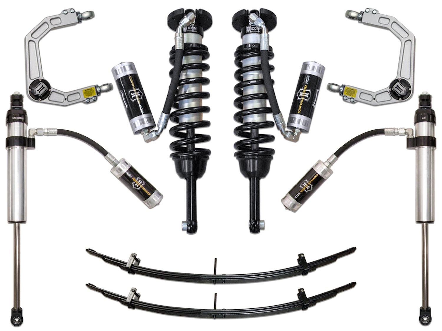 2005-2015 TACOMA 0-3.5 in. LIFT/16-UP 0-2.75 in. LIFT STAGE 5 SUSPENSION SYSTEM WITH BILLET UPPER CONTROL ARMS