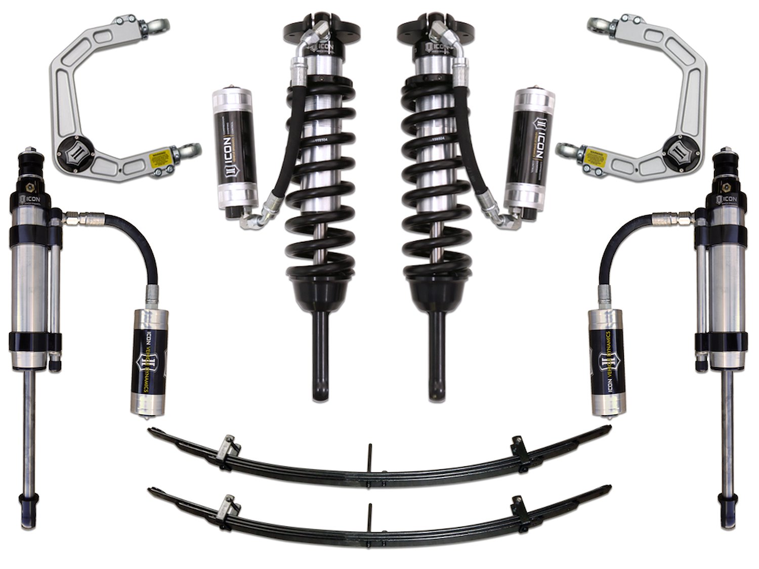 2005-2015 TACOMA 0-3.5 in. LIFT/16-UP 0-2.75 in. LIFT STAGE 7 SUSPENSION SYSTEM WITH BILLET UPPER CONTROL ARMS