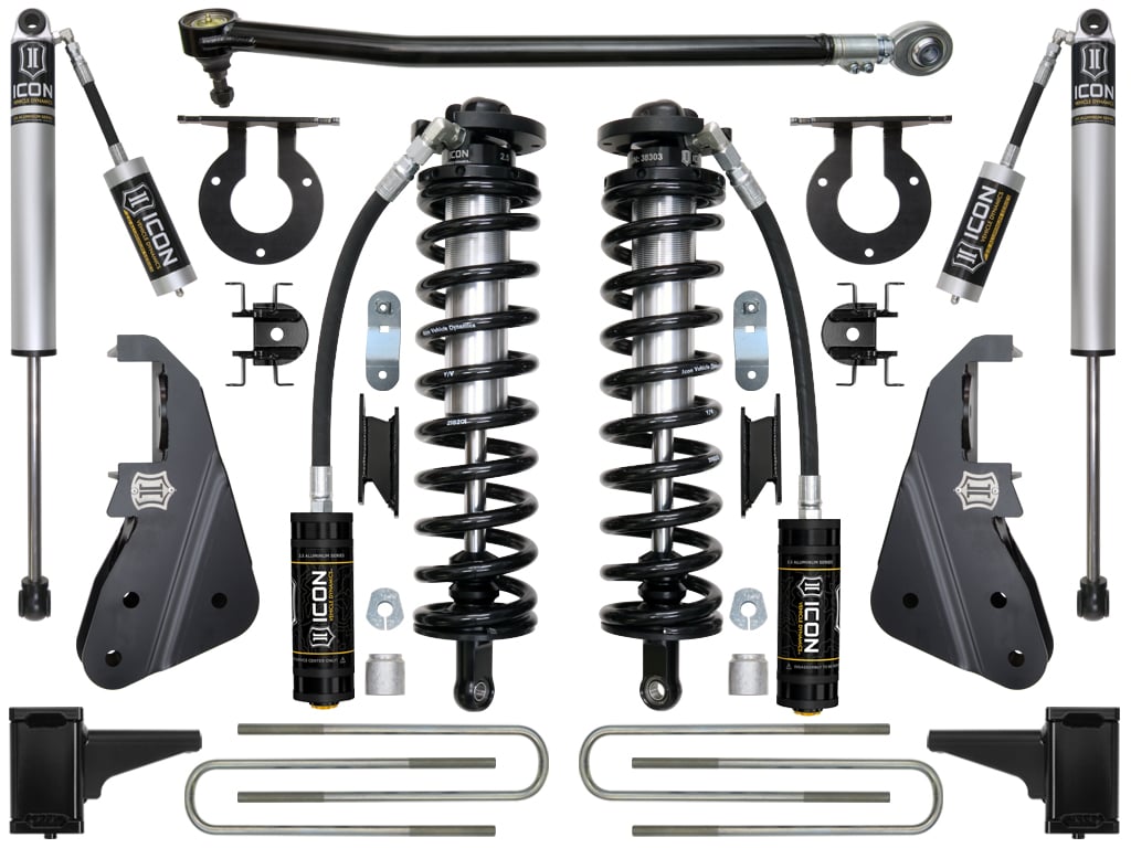 2017-UP FORD F-250/F-350 4-5.5 in. LIFT STAGE 1 COILOVER CONVERSION SYSTEM