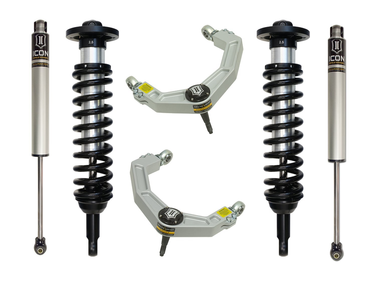 2009-2013 FORD F150 4WD 0-2.63 in. LIFT STAGE 2 SUSPENSION SYSTEM WITH BILLET UCA