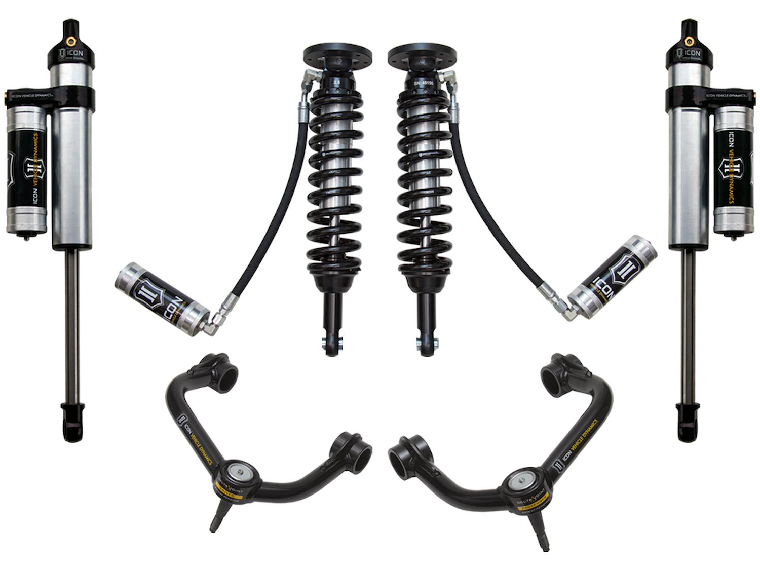 2009-2013 FORD F150 4WD 1.75-2.63 in. LIFT STAGE 4 SUSPENSION SYSTEM WITH TUBULAR UCA