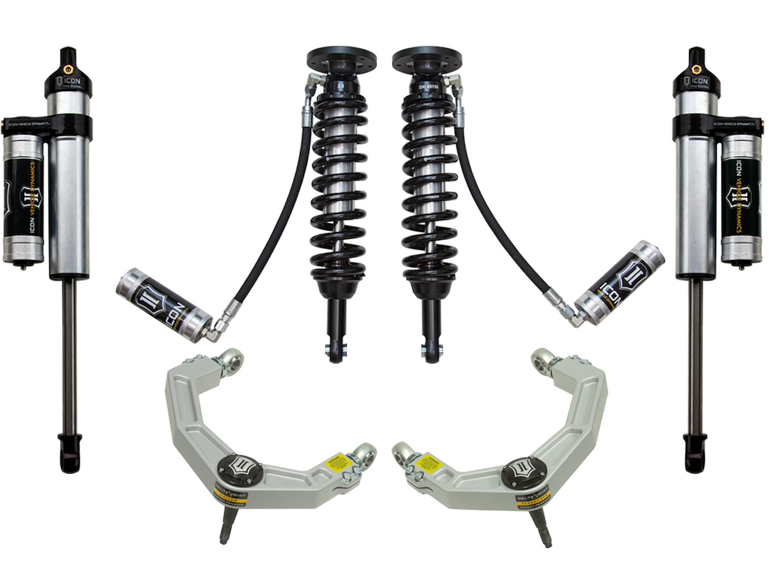 2009-2013 FORD F150 2WD 1.75-2.63 in. LIFT STAGE 3 SUSPENSION SYSTEM WITH BILLET UCA