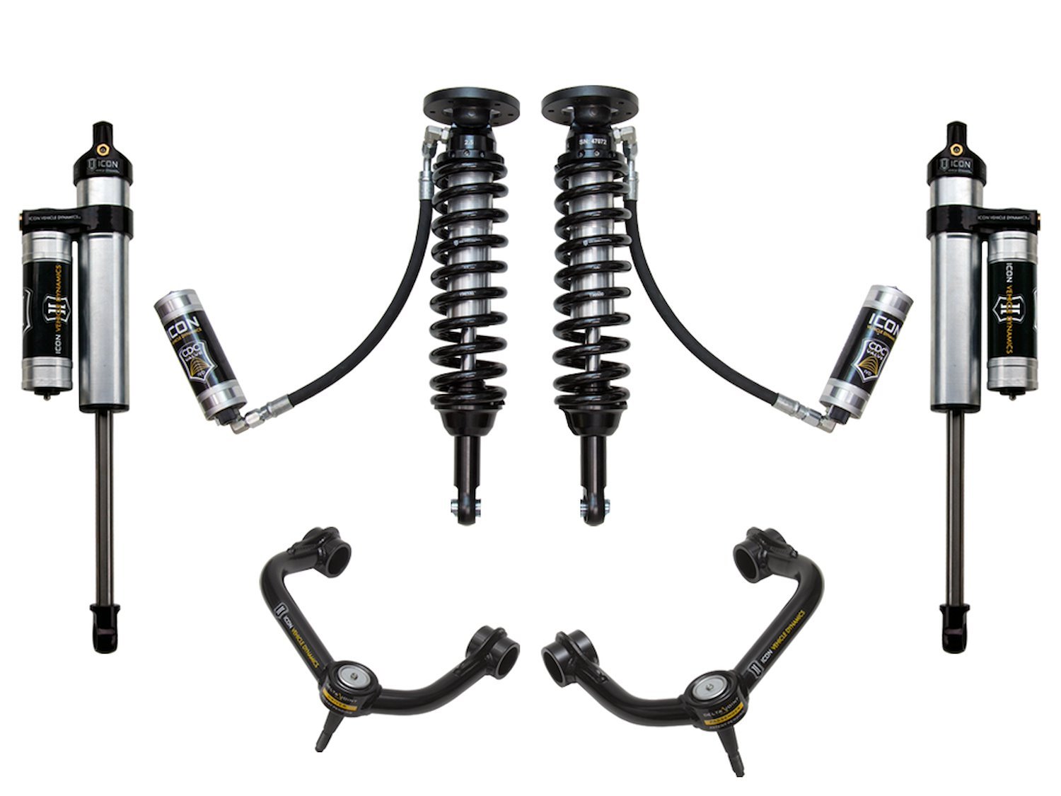 2009-2013 FORD F150 2WD 1.75-2.63 in. LIFT STAGE 4 SUSPENSION SYSTEM WITH TUBULAR UCA