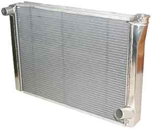 Chevy / GM Style Aluminum Radiator Overall Size: 19" x 28"