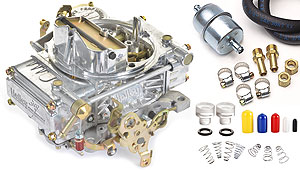 600cfm Aluminum Body Carburetor Kit Includes: Manual Choke Carb