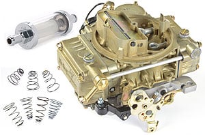 390 cfm Carburetor Kit Includes Carburetor, Fuel Filter & Vacuum Secondary Spring Kit