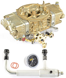1000 cfm 4150 HP Carburetor Kit Includes 1000 CFM Carb - Spun-in double-step down leg boosters
