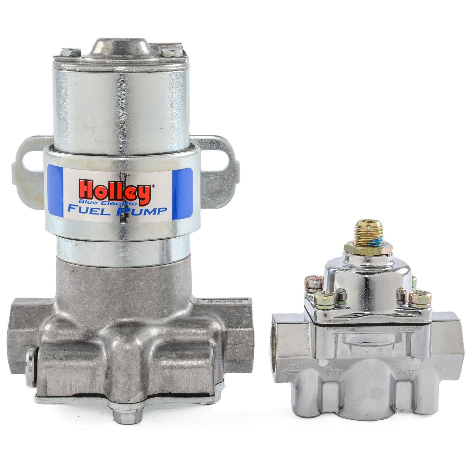 Blue Max Pressure Electric Fuel Pump & Pressure Regulator 110 gph / 416 lph (free flow)