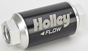 Holley 162-551 Black Billet Finish Fuel Filter